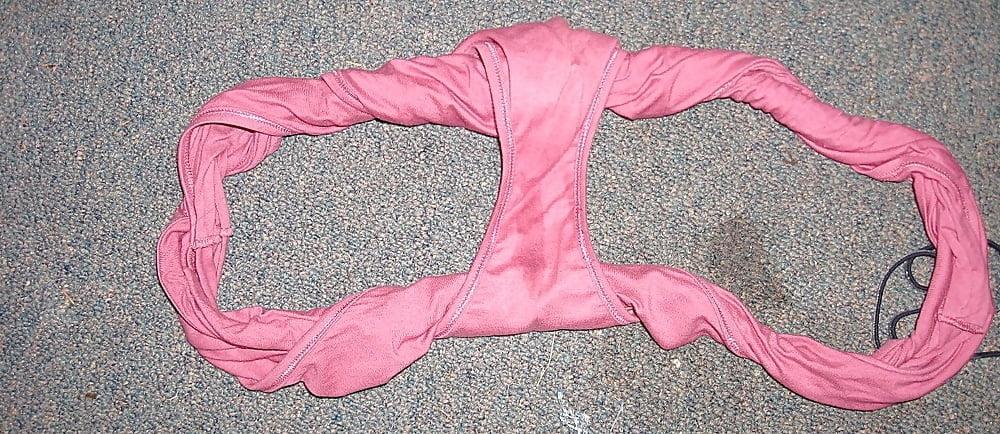15P Granny Whore Creamy  Panties