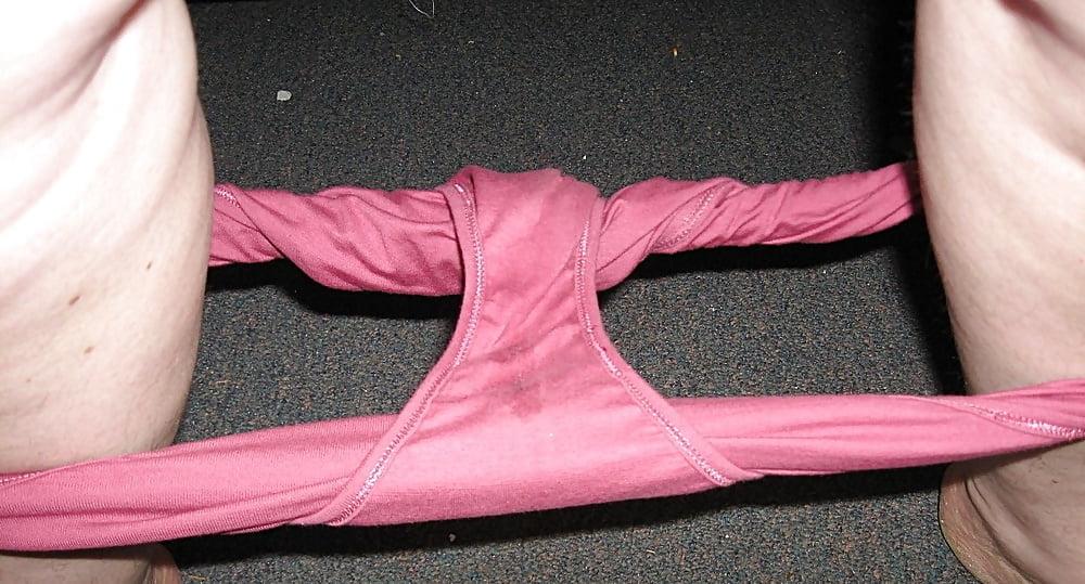 15P Granny Whore Creamy  Panties