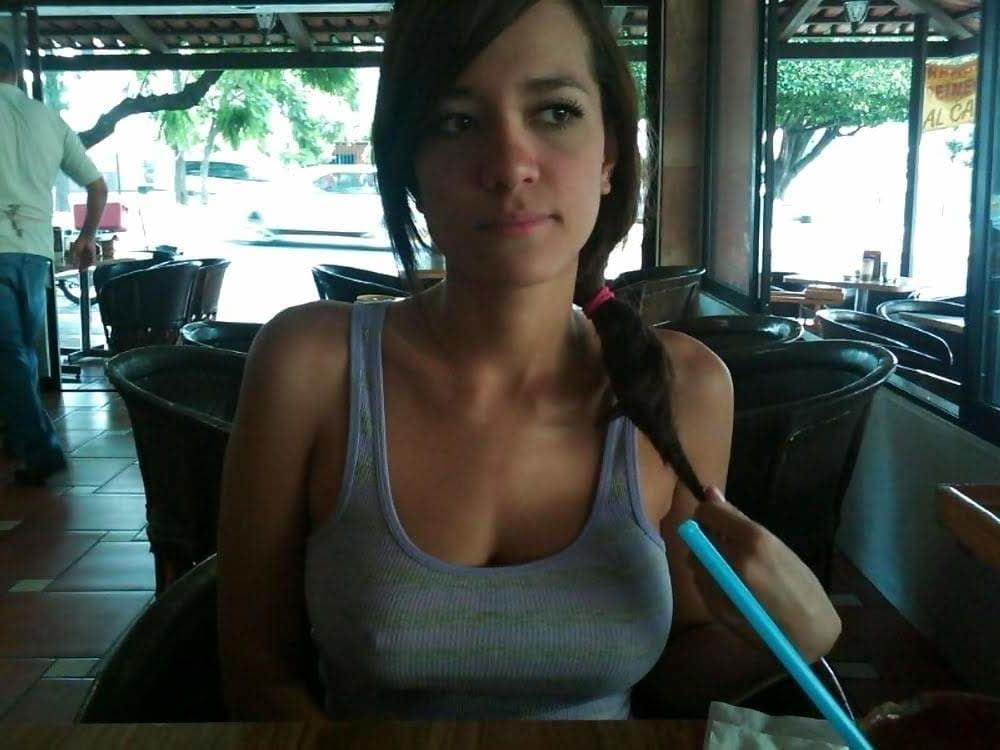 25P Braless is best. Sluts show off their pokie nipples.