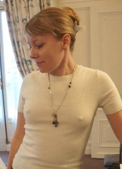 25P Proud braless sluts show off their nipples and pokies