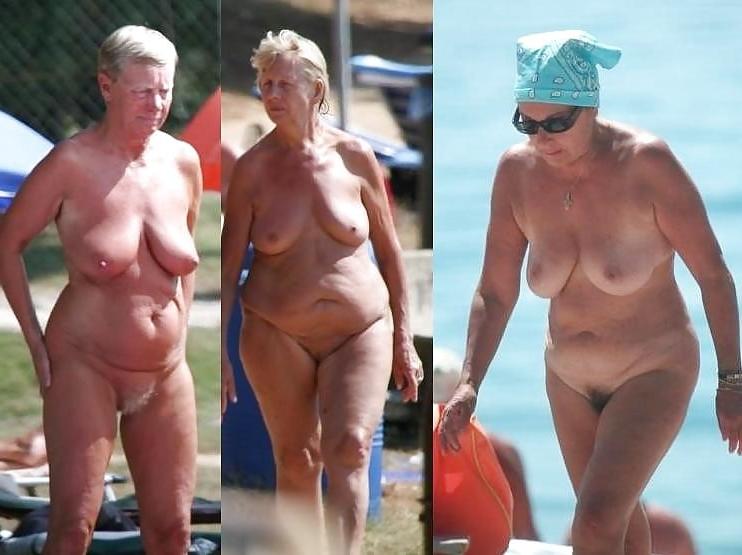 25P Nudist Granny