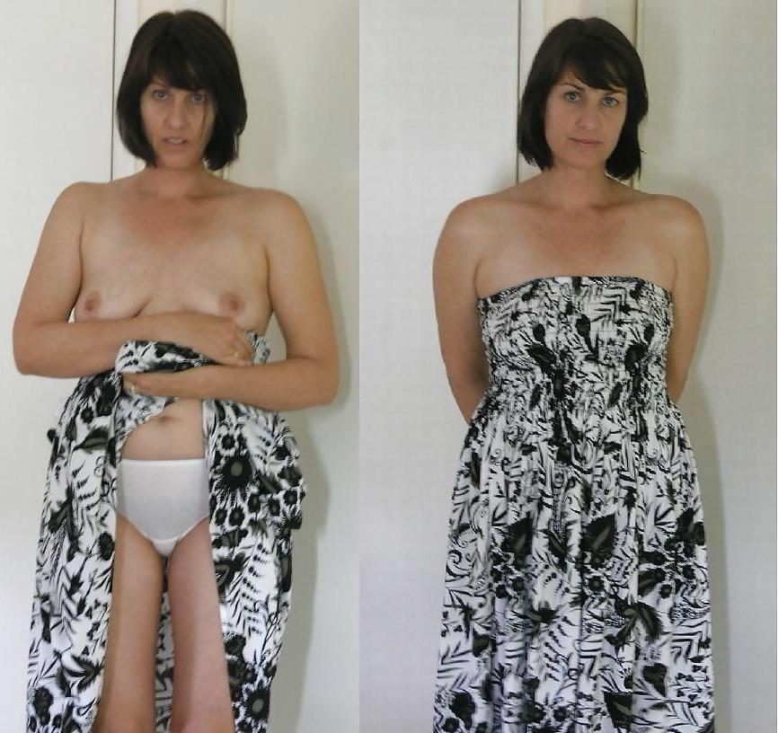 10P Married mature wife clothed unclothed pics