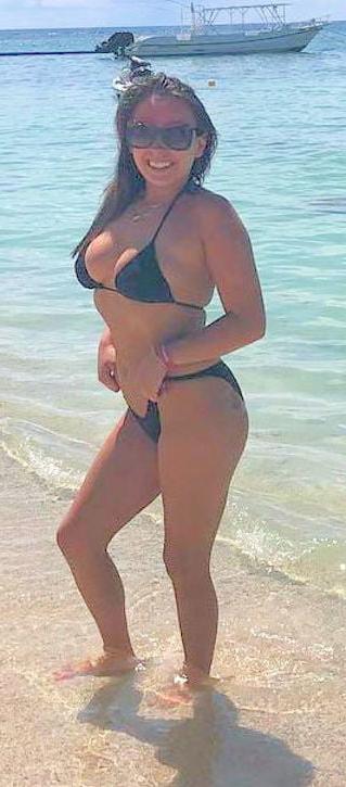 17P Jessy Bikini Teen Tiny Black String Bikini For Jerking Off