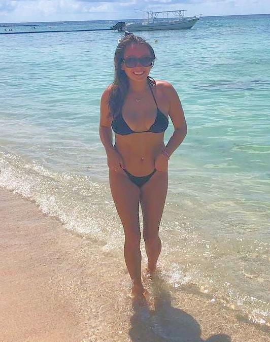 17P Jessy Bikini Teen Tiny Black String Bikini For Jerking Off