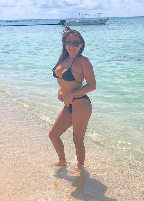 17P Jessy Bikini Teen Tiny Black String Bikini For Jerking Off
