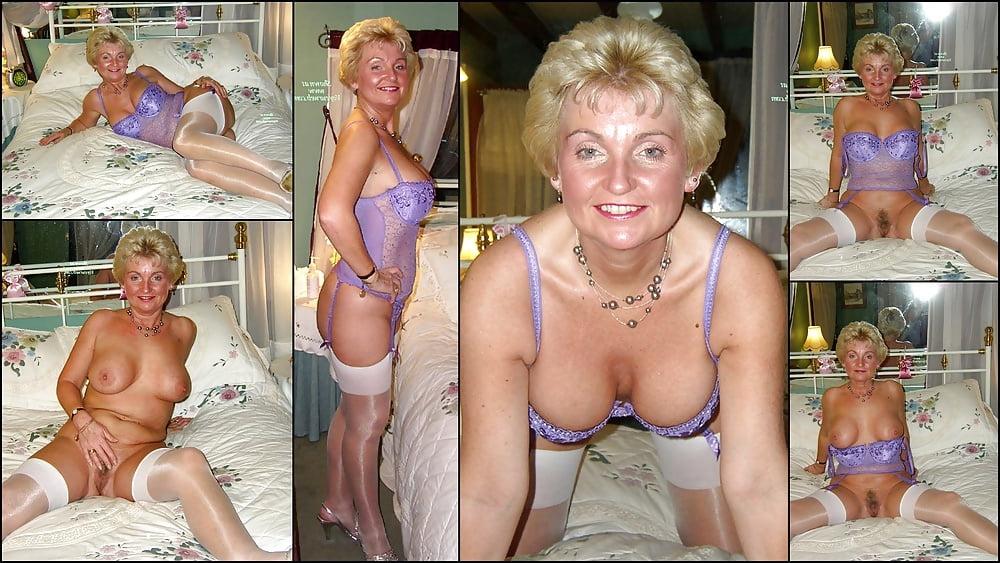25P Truly stunning looking blonde granny with great rack
