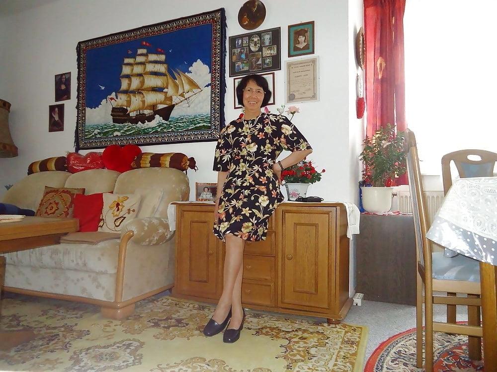 21P Beautiful non-nude asian granny posing