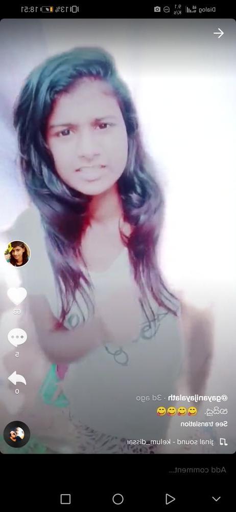 19P SInhala tik tok girl