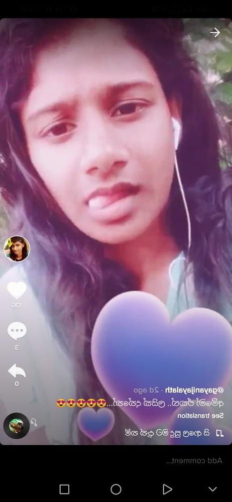 19P SInhala tik tok girl