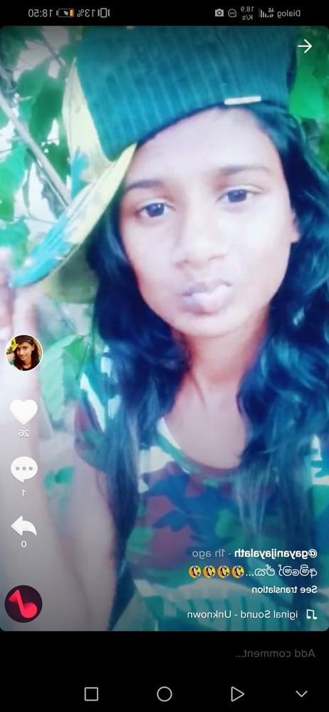 19P SInhala tik tok girl