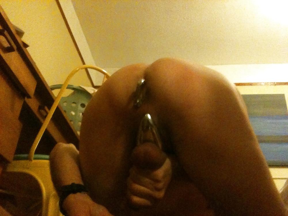 8P Tear drop cock ring and njoy butt plug