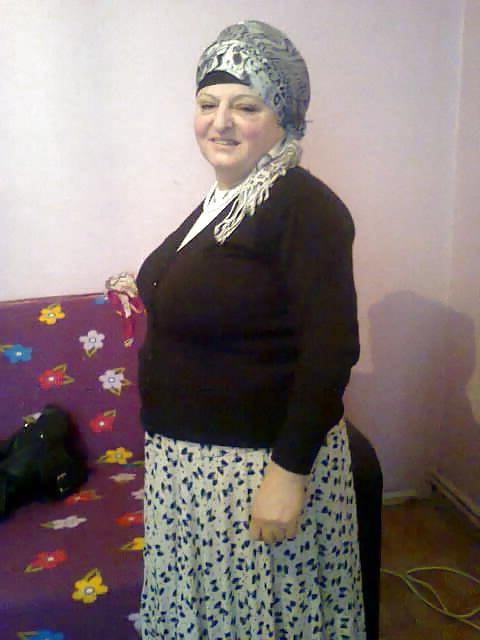 17P Turkish Muslim Mature Hijab - BIG TITS Granny (NON-Porn)
