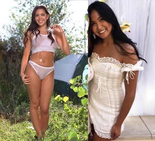 25P Asian women - clothed and unclothed