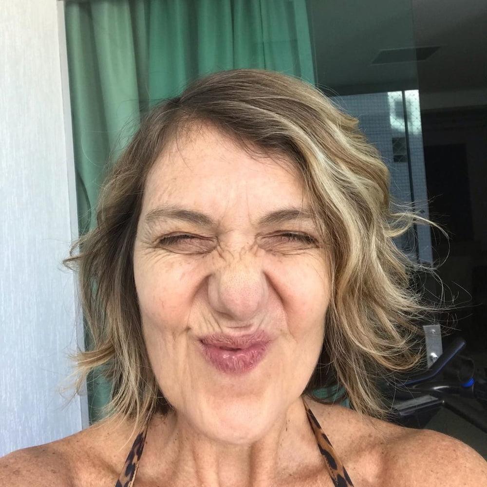 22P Amateur granny hot mouth