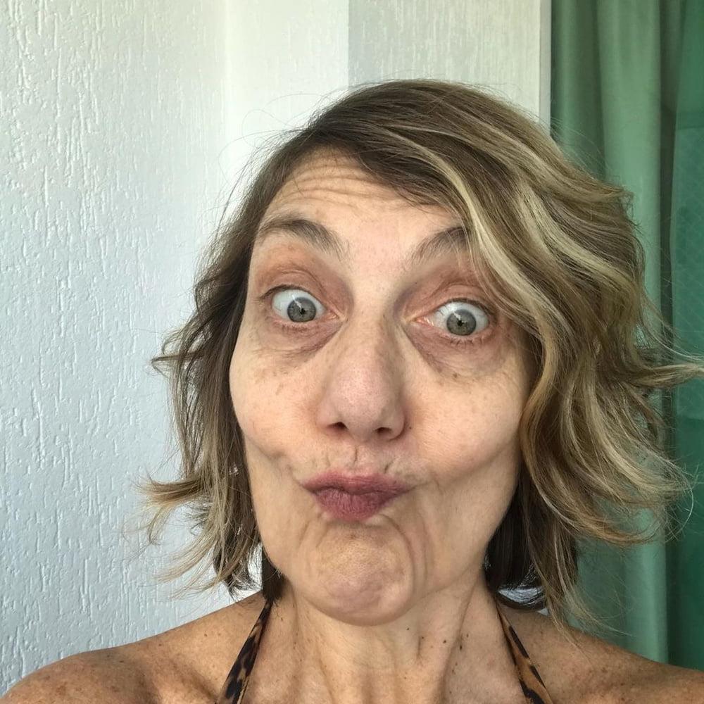 22P Amateur granny hot mouth