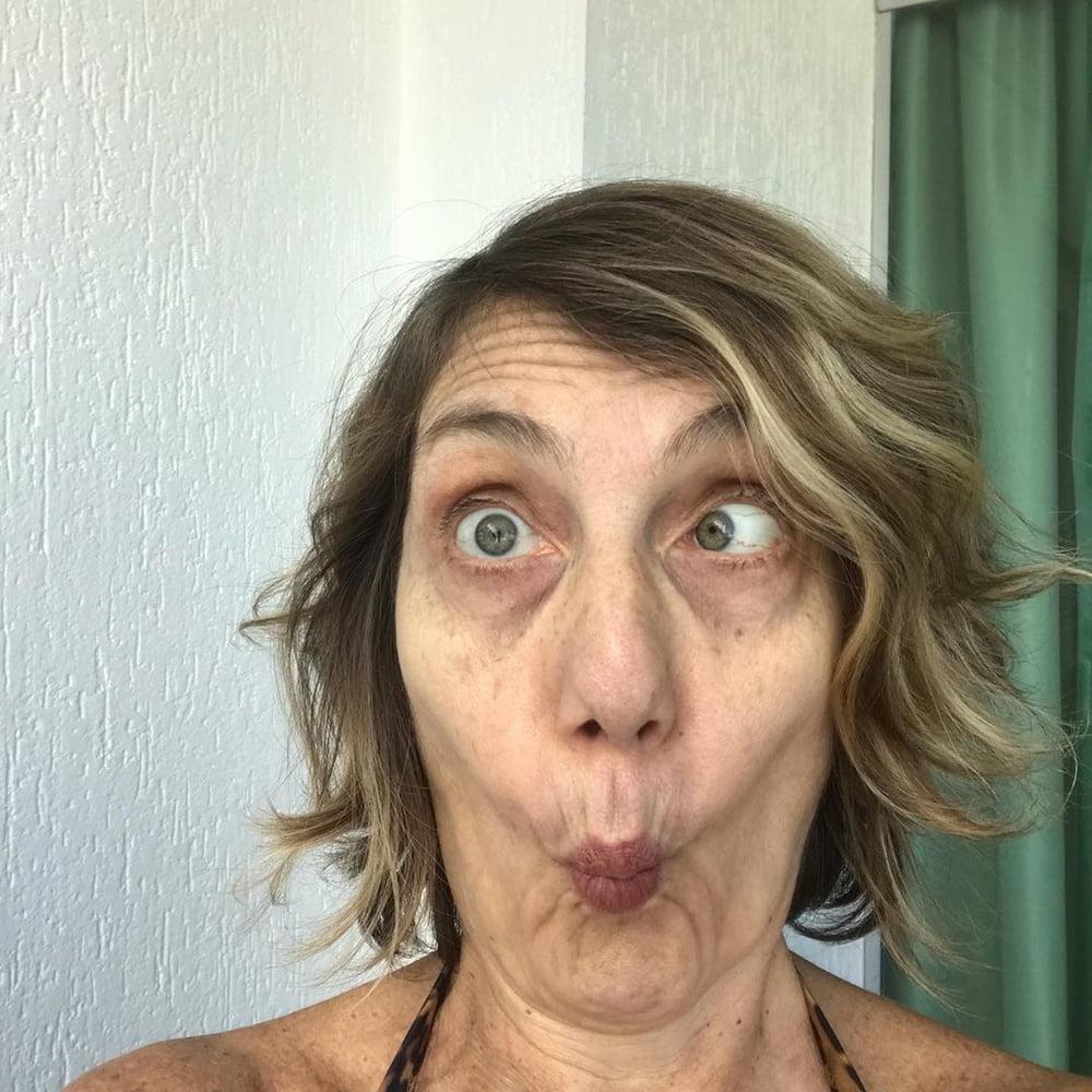 22P Amateur granny hot mouth