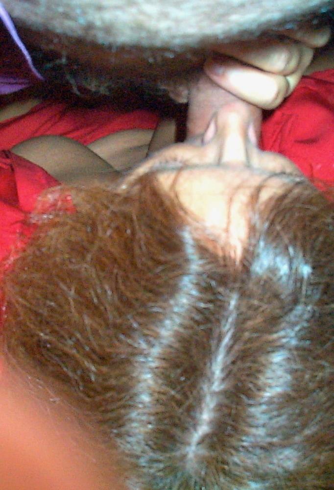 13P Granny in red playing&amp;sucking cock