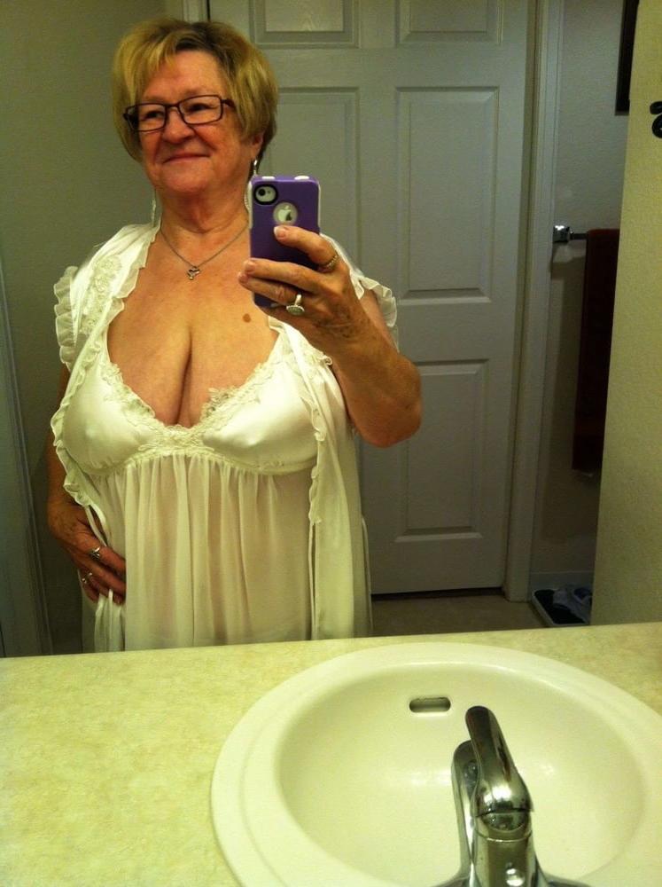 14P Non-nude big titted granny