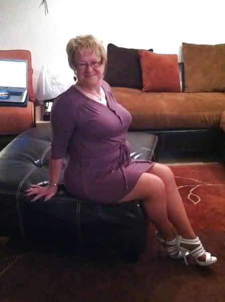 14P Non-nude big titted granny