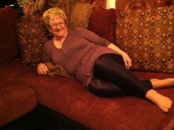 14P Non-nude big titted granny