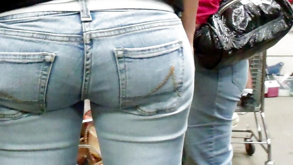 25P Tight sexy butt & ass in jeans 