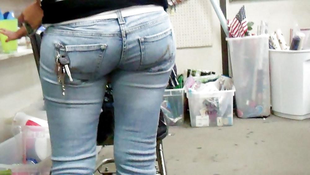 25P Tight sexy butt & ass in jeans 