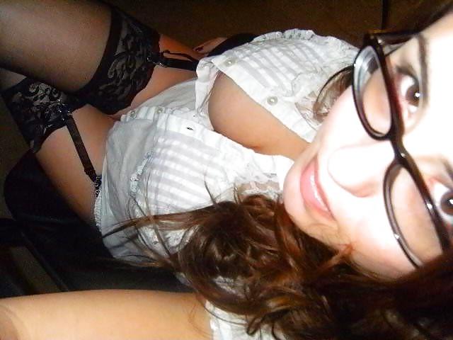 25P Busty Teen With Glasses From SmutDates.com