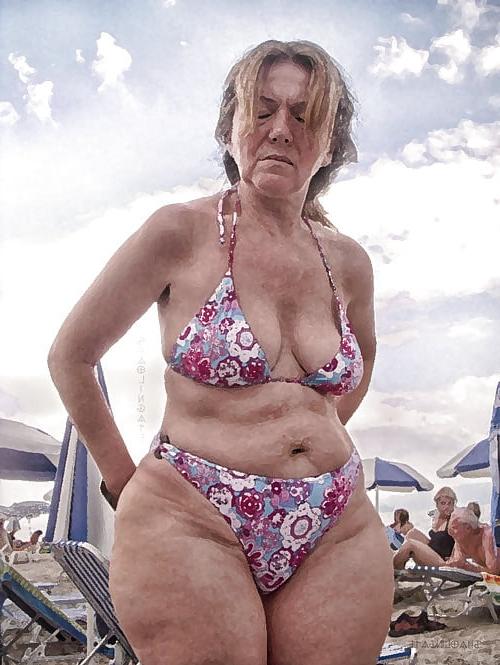 24P Bbw in swimsuits