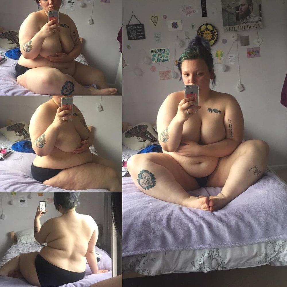 15P Unknown Women (002) BBW How is nude in her bed
