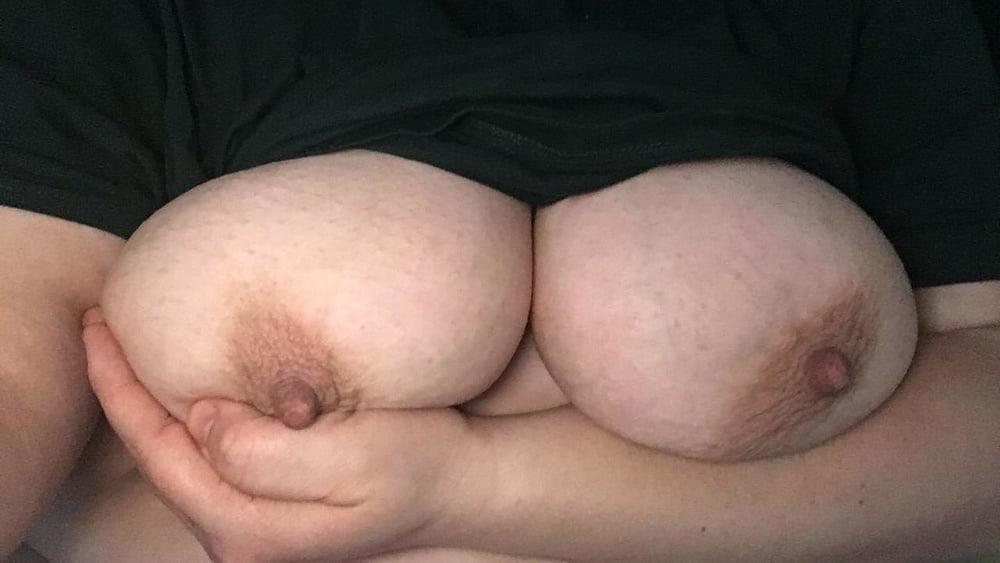 11P Squeezing my boobs pulling my nipples