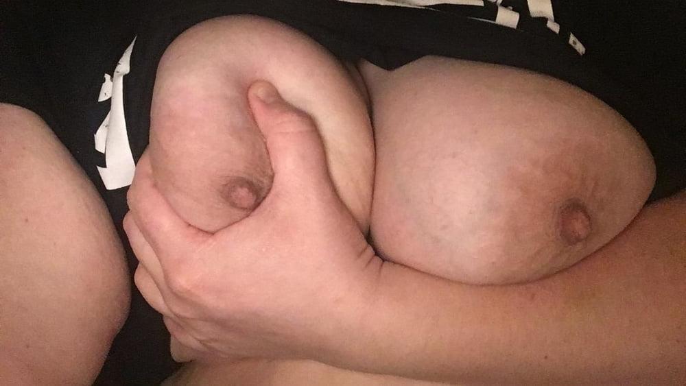 11P Squeezing my boobs pulling my nipples