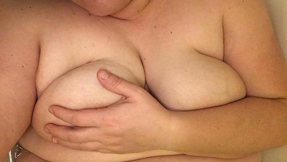 11P Squeezing my boobs pulling my nipples