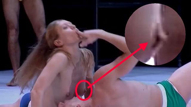 6P Sucking on Erica Trivett's perky nipples