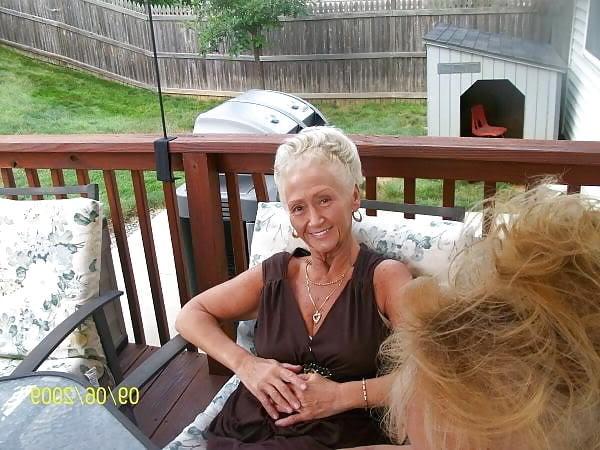 13P Non-nude Blonde granny is a little cutie
