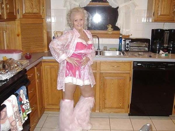 13P Non-nude Blonde granny is a little cutie