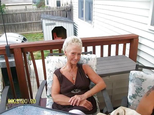 13P Non-nude Blonde granny is a little cutie