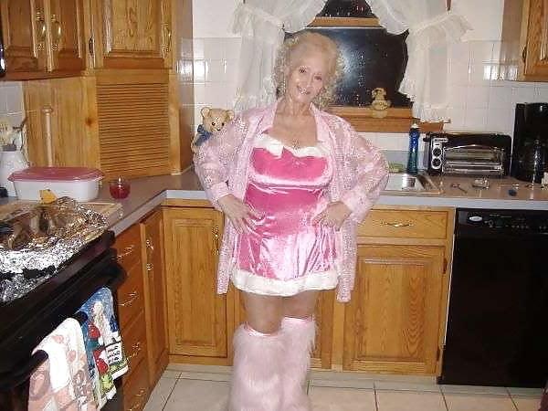 13P Non-nude Blonde granny is a little cutie