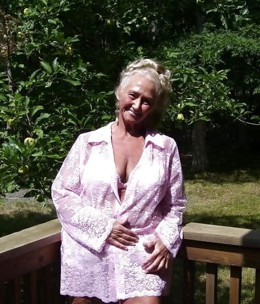 13P Non-nude Blonde granny is a little cutie