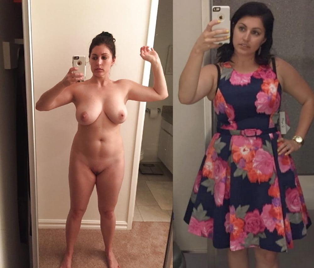 20P Dressed undressed Milfs clothed naked 3