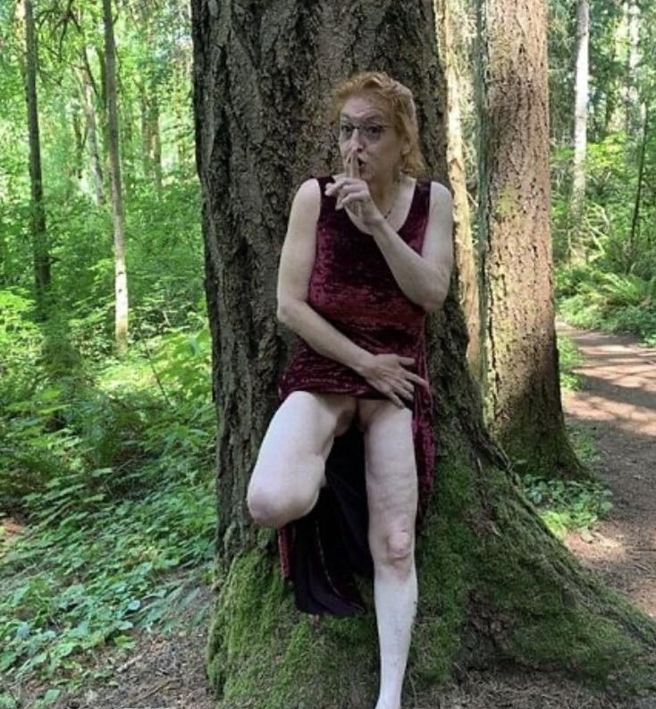 6P 60 year old granny in the Wilderness