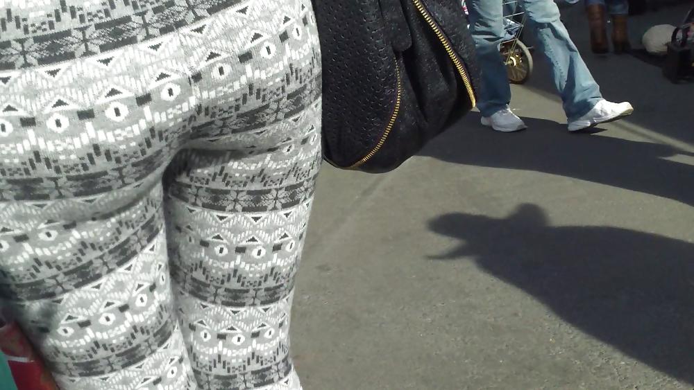 23P Hot sexy teen butt & ass in tight spandex 