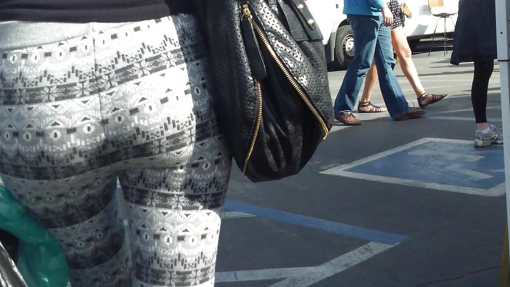 23P Hot sexy teen butt & ass in tight spandex 