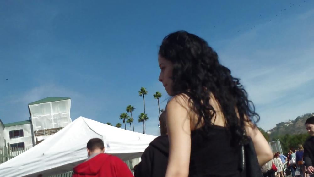 23P Hot sexy teen butt & ass in tight spandex 