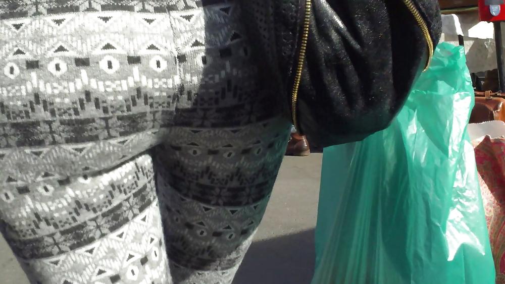 23P Hot sexy teen butt & ass in tight spandex 