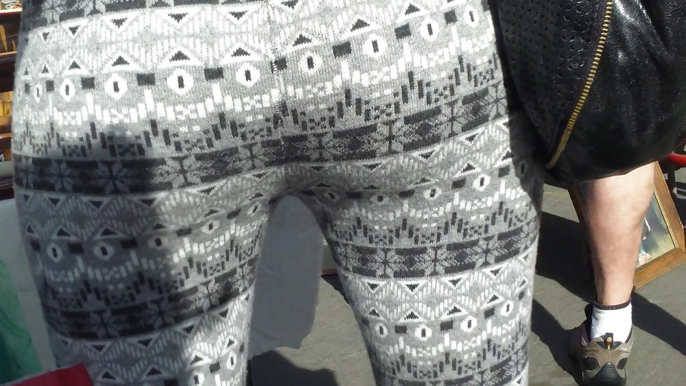 23P Hot sexy teen butt & ass in tight spandex 