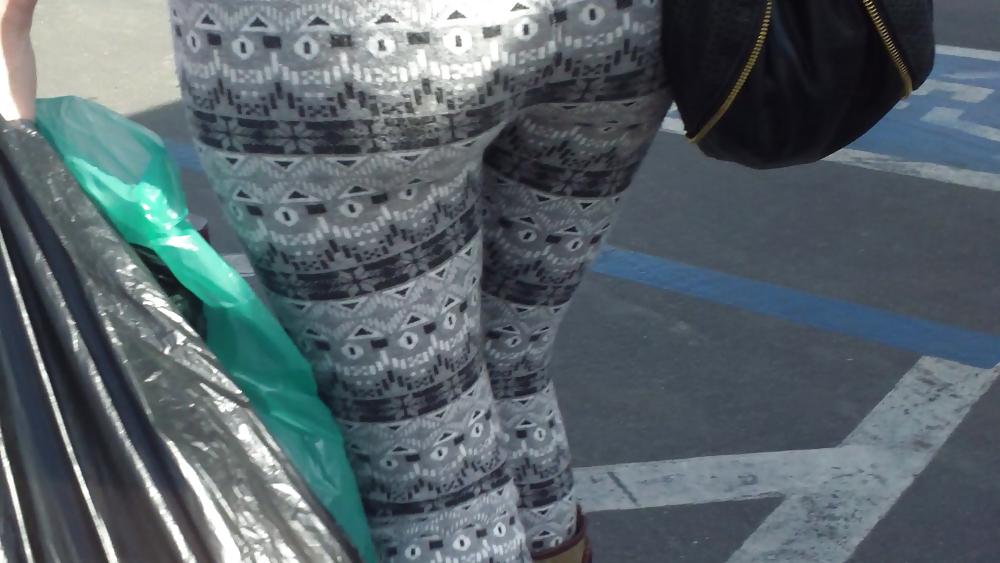 23P Hot sexy teen butt & ass in tight spandex 