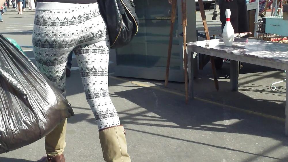 23P Hot sexy teen butt & ass in tight spandex 