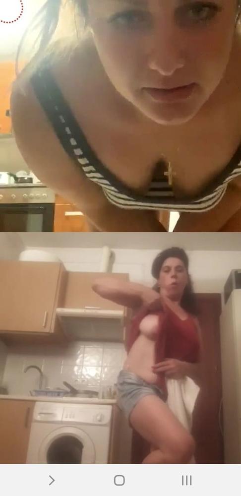 25P Two women boobs ass bikini live facebook romanian