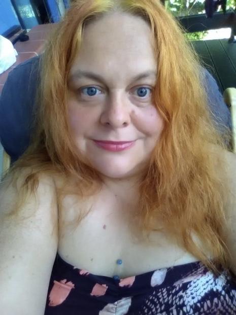 6P 65 year old redhead granny in HEAT