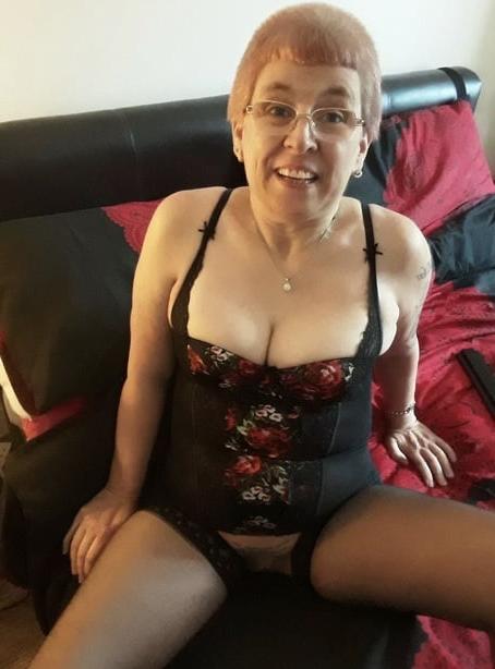 6P Freaky grey hair 75 year old granny